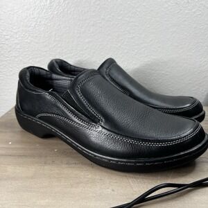 Eastland Women's Leather Kaitlyn Loafers Black Size 9M‎ Slip On Memory Foam EUC!